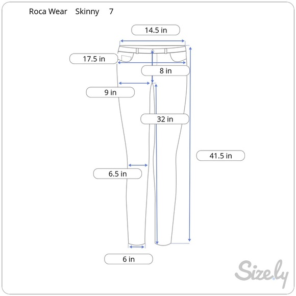 🔴Red Logo Pocket Skinny Jeans - Picture 7 of 9